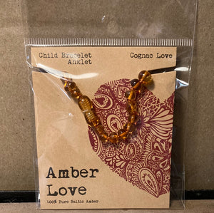 Amber Love Child Bracelet Anklet