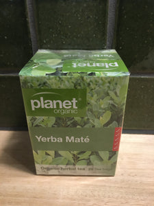 Planet Organic Yerba Mate 25's