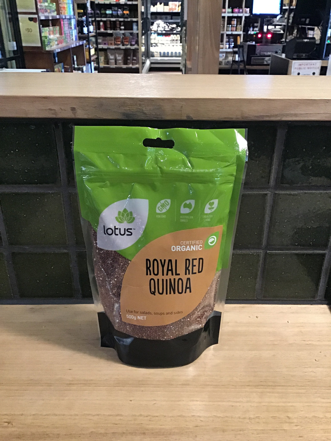 Lotus Quinoa Royal Red Organic 500g