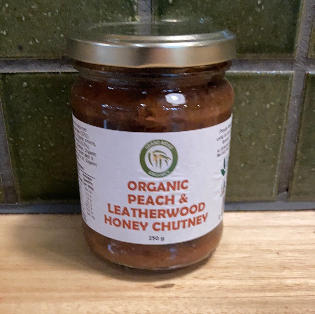 Peach organic compote 250g jar