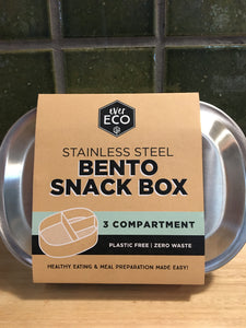 Ever Eco Container Bento Snack Box 3 Compartments