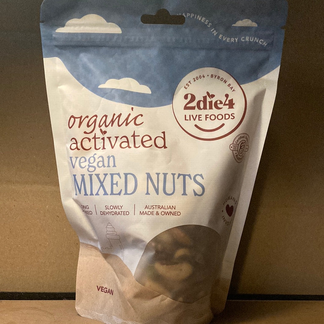 2die4 Activated Mixed Nuts Vegan 300g