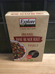 Explore Cuisine Thai Black Rice Fusilli 250g